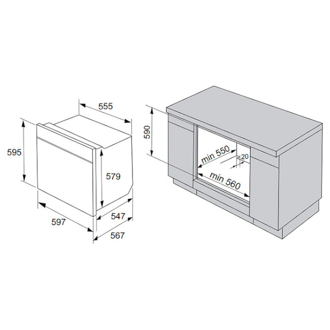 Gorenje bo6737e02bg схема встраивания