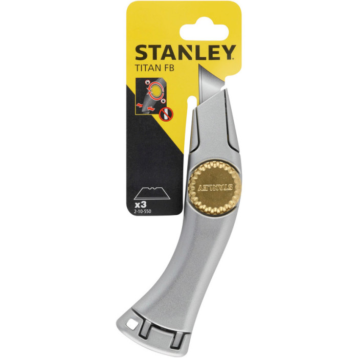 Нож для отделочных работ с фиксированным лезвием STANLEY Titan FB 19мм (2-10-550)