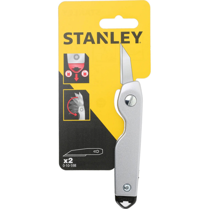 Складной нож для отделочных работ STANLEY (0-10-598)