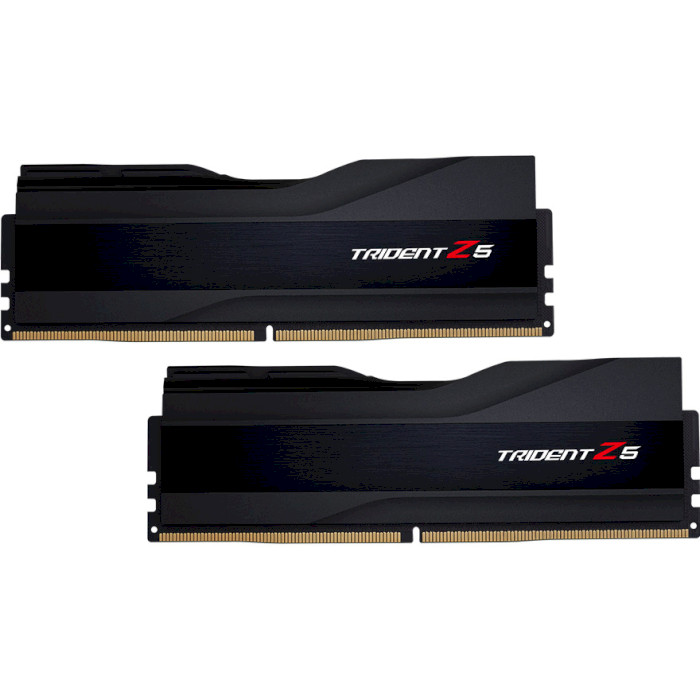 Модуль пам'яті G.SKILL Trident Z5 Matte Black DDR5 6000MHz 32GB Kit 2x16GB (F5-6000J4040F16GX2-TZ5K)