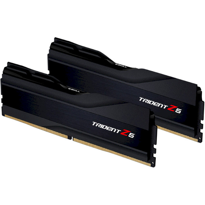 Модуль памяти G.SKILL Trident Z5 Matte Black DDR5 6000MHz 32GB Kit 2x16GB (F5-6000J4040F16GX2-TZ5K)