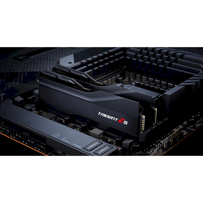 Модуль пам'яті G.SKILL Trident Z5 Matte Black DDR5 6000MHz 32GB Kit 2x16GB (F5-6000J4040F16GX2-TZ5K)