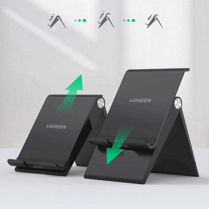 Подставка для смартфона UGREEN LP247 Multi-Angle Phone Stand Height Adjustable Black (80903)