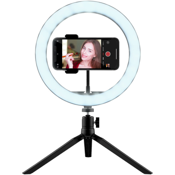 Кільцева LED лампа TRUST Maku Ring Light Vlogging Kit