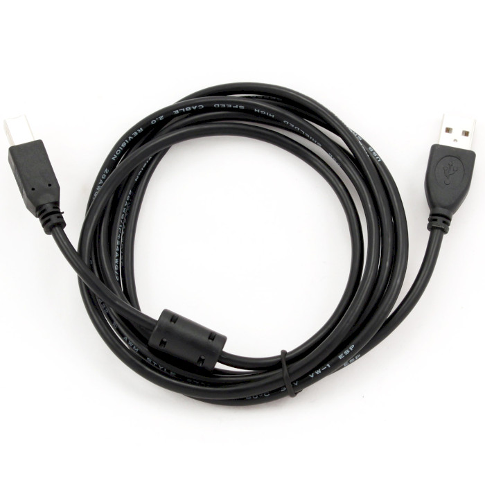 Кабель CABLEXPERT USB2.0 AM/BM 3м Black (CCFB-USB2-AMBM-3M)