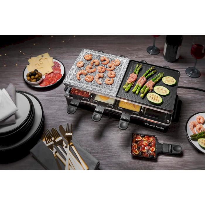 Електрогриль-раклетниця RUSSELL HOBBS Fiesta Multi Raclette 3-in-1 (26280-56)