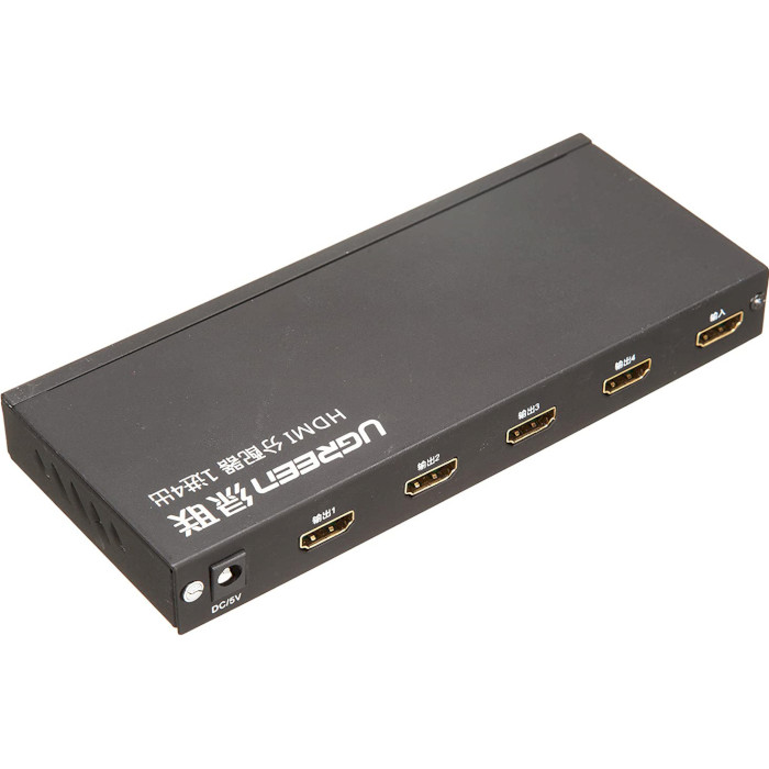 HDMI сплиттер 1 to 4 UGREEN 4-in-1 HDMI Amplifier Splitter (40202)