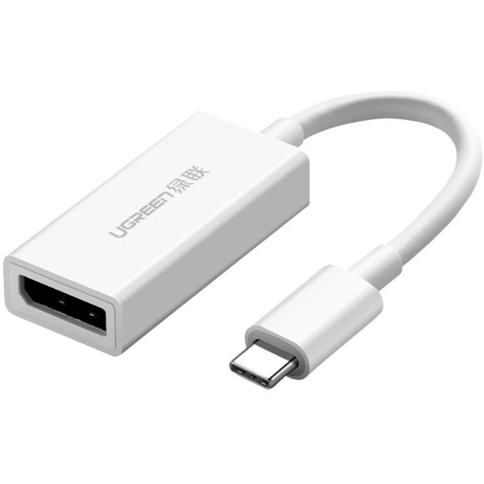 Адаптер UGREEN MM130 USB-C - DisplayPort White (40372)