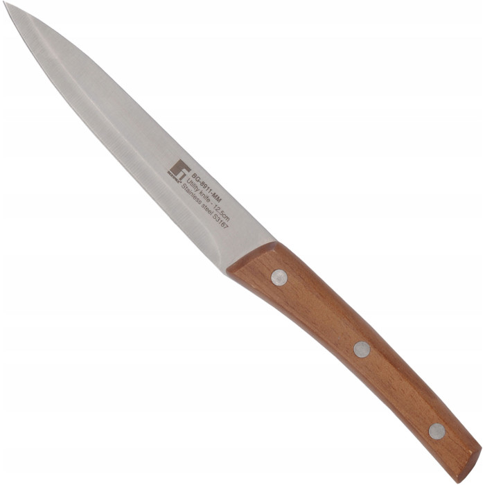 Набір кухонних ножів на підставці BERGNER Natural 13пр (BG-8911-MM)