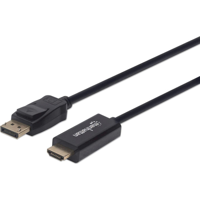 Кабель MANHATTAN DisplayPort - HDMI 1м Black (153195)