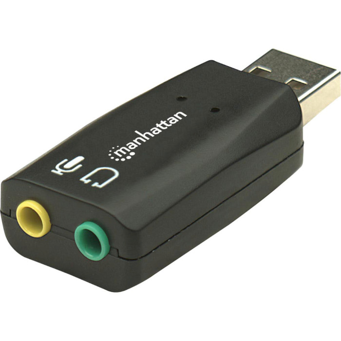 Зовнішня звукова карта MANHATTAN USB 3D 5.1 Surround (150859)