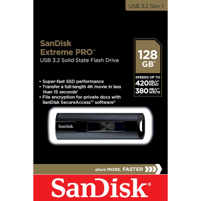 Флешка SANDISK Extreme Pro 128GB (SDCZ880-128G-G46)