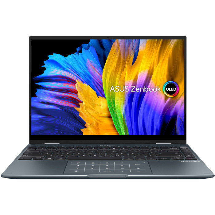 Ноутбук ASUS ZenBook 14 Flip OLED UP5401EA Pine Gray (UP5401EA-KN113W)