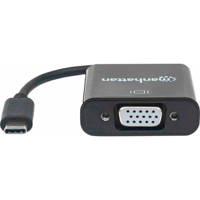 Адаптер MANHATTAN USB-C - VGA Black (151771)