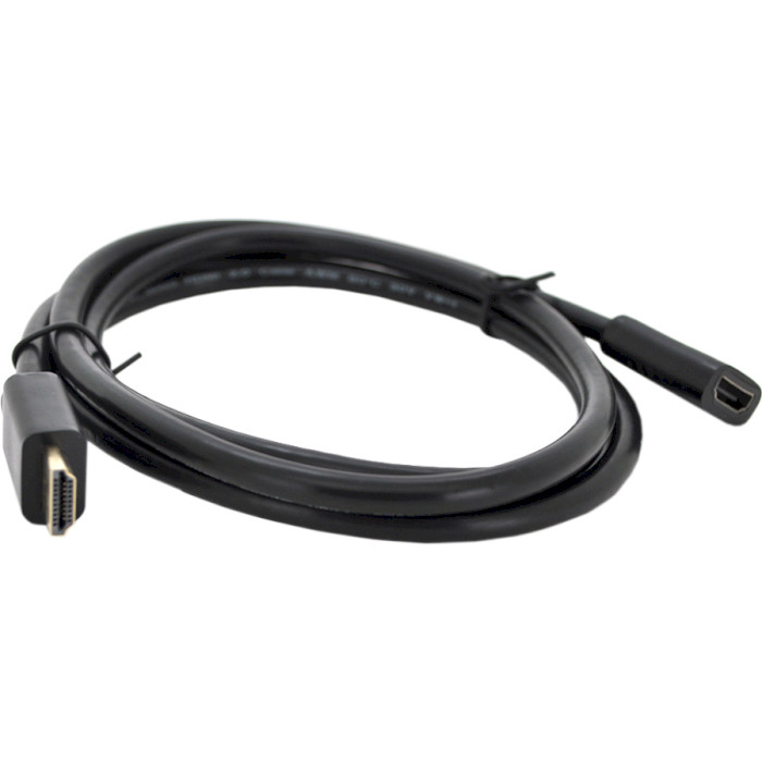 Кабель-удлинитель VEGGIEG HDMI v2.0 1м Black (HF-1)