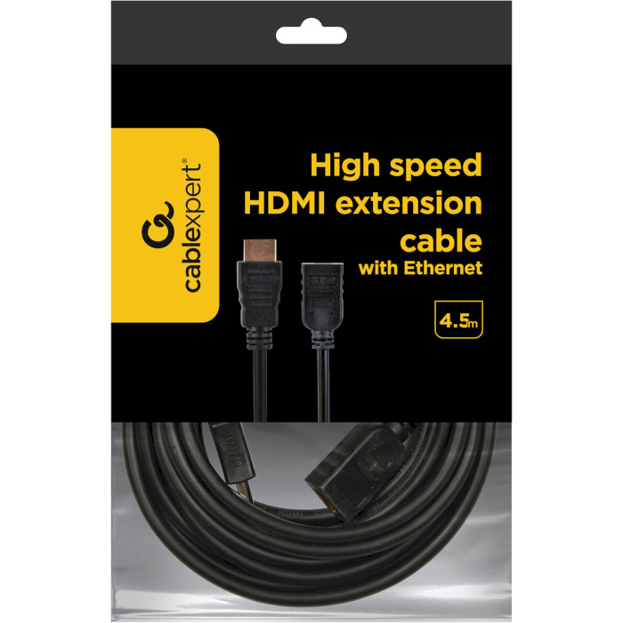 Кабель-удлинитель CABLEXPERT HDMI v2.0 4.5м Black (CC-HDMI4X-15)