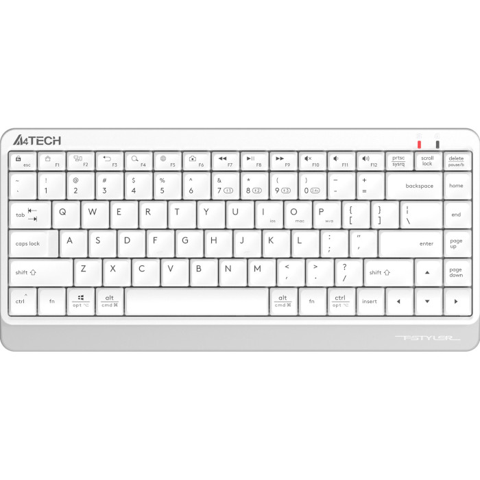 Клавіатура бездротова A4TECH Fstyler FBK11 White