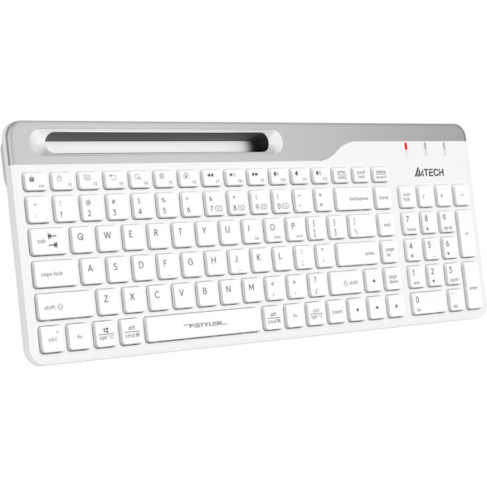 Клавиатура беспроводная A4TECH Fstyler FBK25 White