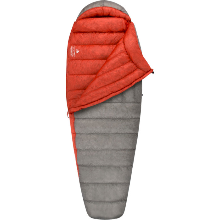 Спальний мішок SEA TO SUMMIT Flame FmIV Women's Regular -17°C Dark Gray/Paprika Right (AFM4-WR)