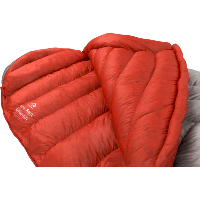 Спальний мішок SEA TO SUMMIT Flame FmIV Women's Regular -17°C Dark Gray/Paprika Right (AFM4-WR)