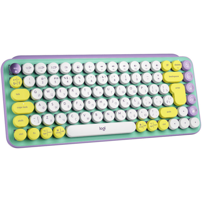 Клавіатура бездротова LOGITECH Pop Keys Daydream (920-010717)