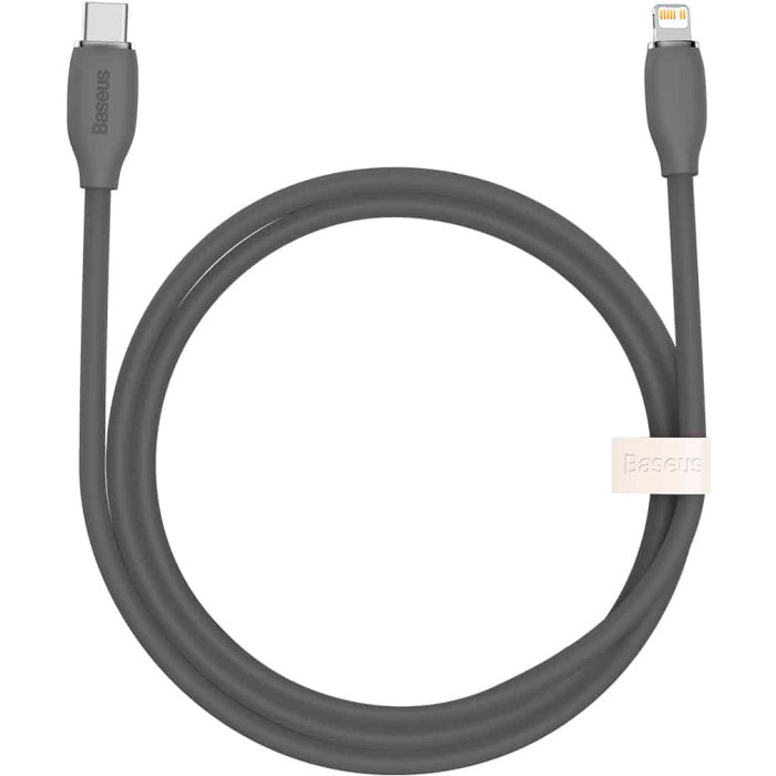 Кабель BASEUS Jelly Liquid Silica Gel Fast Charging Data Cable Type-C to iPhone 20W 1.2м Black (CAGD020001)