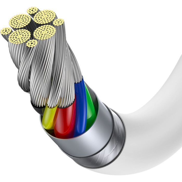 Кабель BASEUS Superior Series Fast Charging Data Cable Type-C to Type-C 100W 1м White (CATYS-B02)