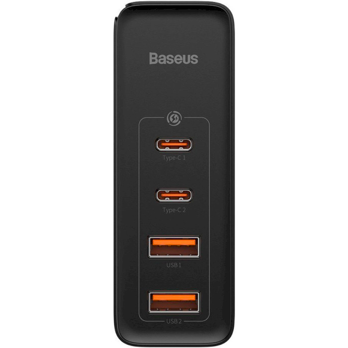 Зарядное устройство BASEUS GaN2 Pro Quick Charger 2C+2U 100W Black (CCGAN2P-L01)
