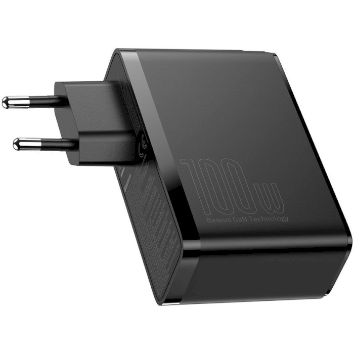 Зарядний пристрій BASEUS GaN2 Pro Quick Charger 2C+2U 100W Black (CCGAN2P-L01)