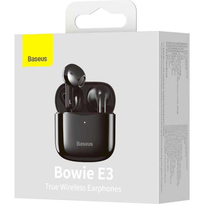 Навушники BASEUS Bowie E3 Black (NGTW080001)
