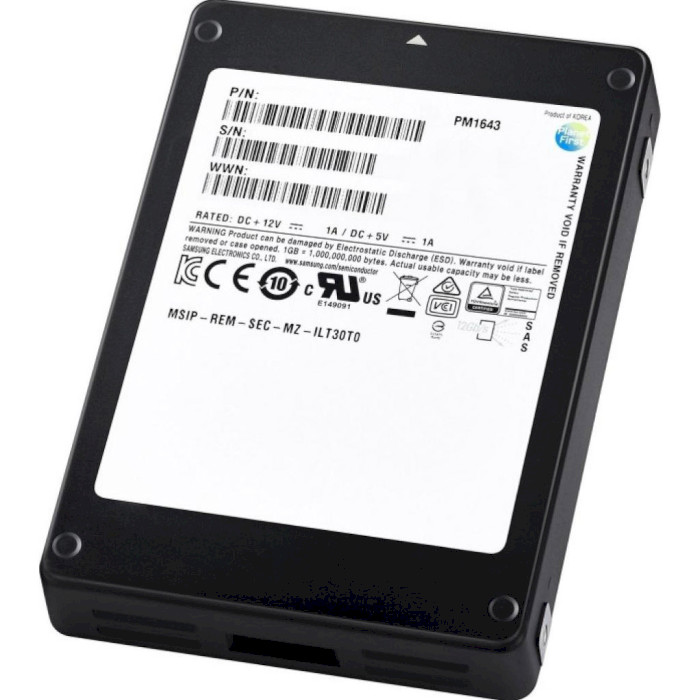 SSD SAMSUNG PM1643 960GB 2.5" SAS (MZILT960HAHQ-00007)