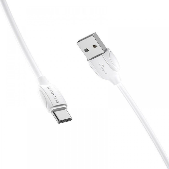 Кабель BOROFONE BX19 Benefit USB-A to USB-C 1м White