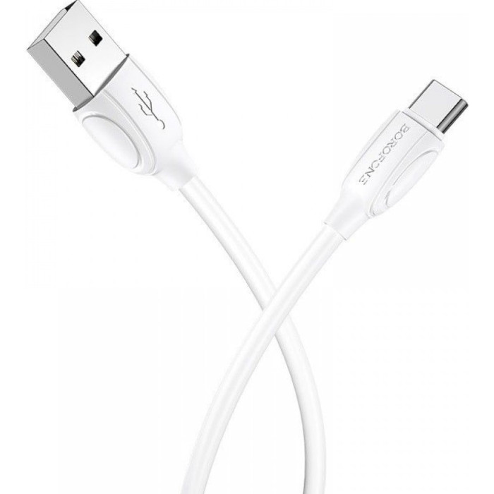 Кабель BOROFONE BX19 Benefit USB-A to USB-C 1м White