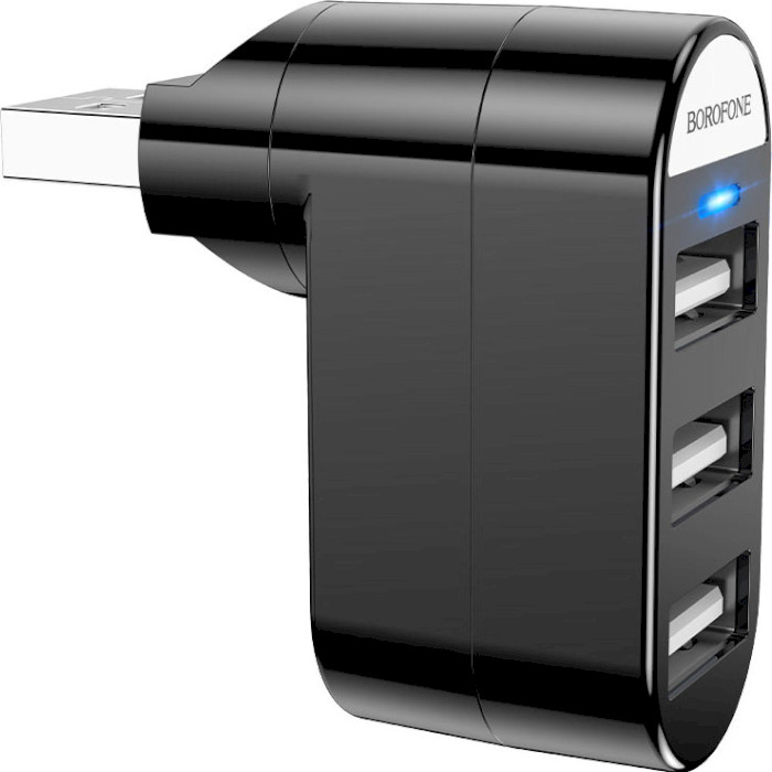 USB хаб BOROFONE DH3 3xUSB-A Splitter