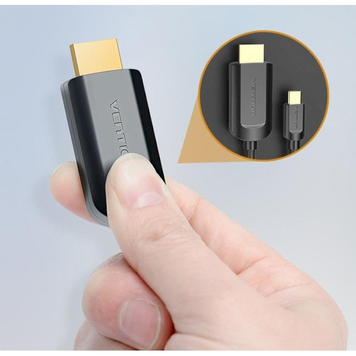 Кабель VENTION USB-C - HDMI v2.0 2м Black (CGUBH)