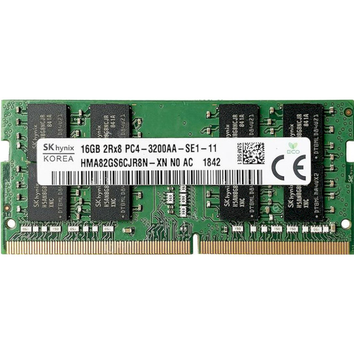 Модуль памяти HYNIX SO-DIMM DDR4 3200MHz 16GB (HMA82GS6CJR8N-XN)