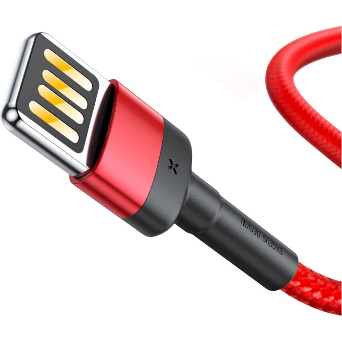 Кабель BASEUS Cafule Cable Special Edition USB for Lightning 1м Red (CALKLF-G09)