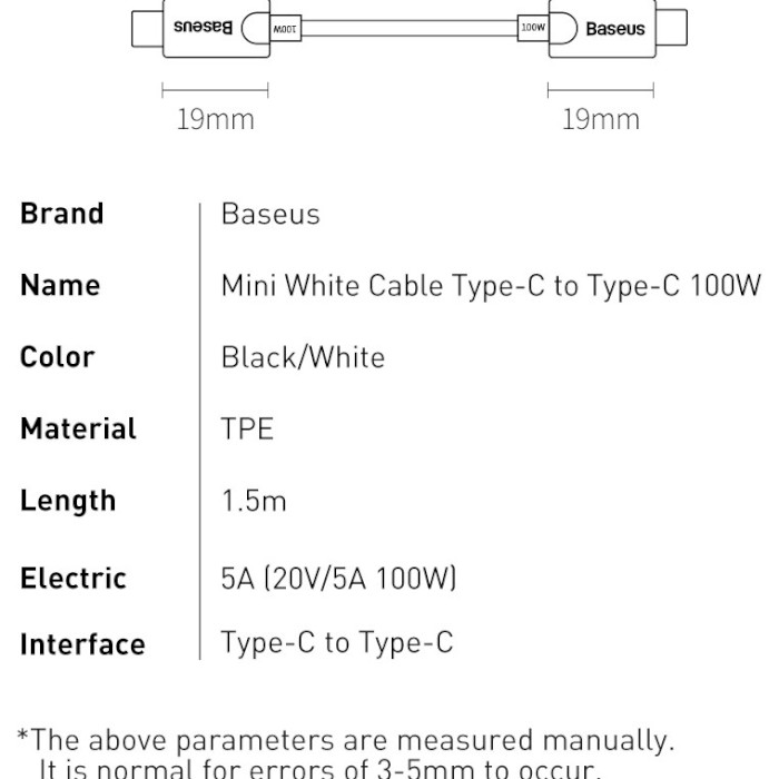 Зарядний пристрій BASEUS GaN2 Fast Charger 1C 100W EU set White w/Type-C to Type-C cable (TZCCGAN-L02)