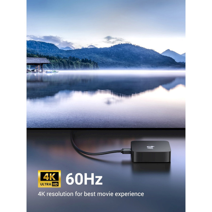 Кабель UGREEN HD103 270-Degree Angled Cable HDMI v2.0 2м Black (10121)