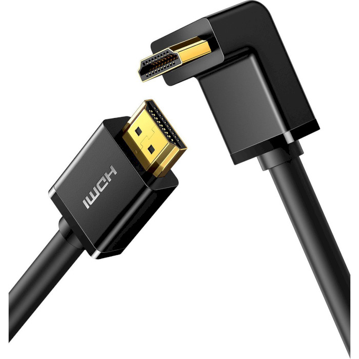 Кабель UGREEN HD103 270-Degree Angled Cable HDMI v2.0 3м Black (10122)