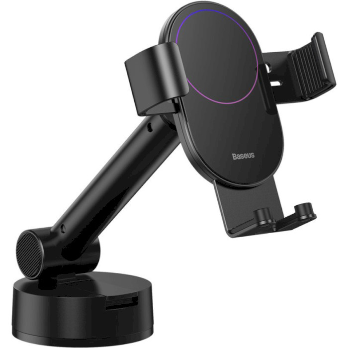 Автотримач для смартфона BASEUS Simplism Gravity Car Mount Holder With Suction Base Black (SUYL-JY01)