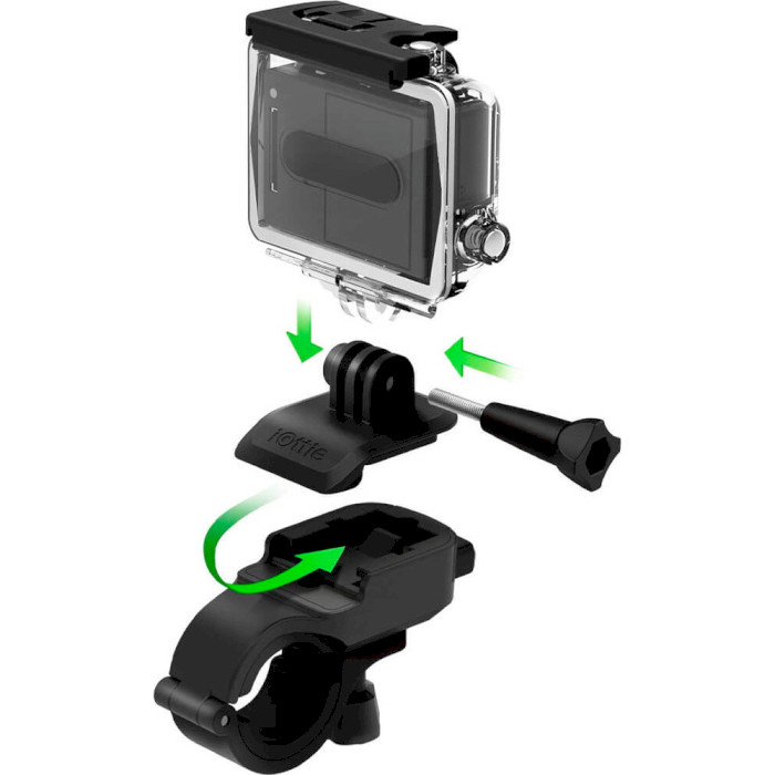Велодержатель для смартфона IOTTIE Active Edge Bike Mount for iPhone, Smartphones & GoPro Black (HLBKIO102GP)