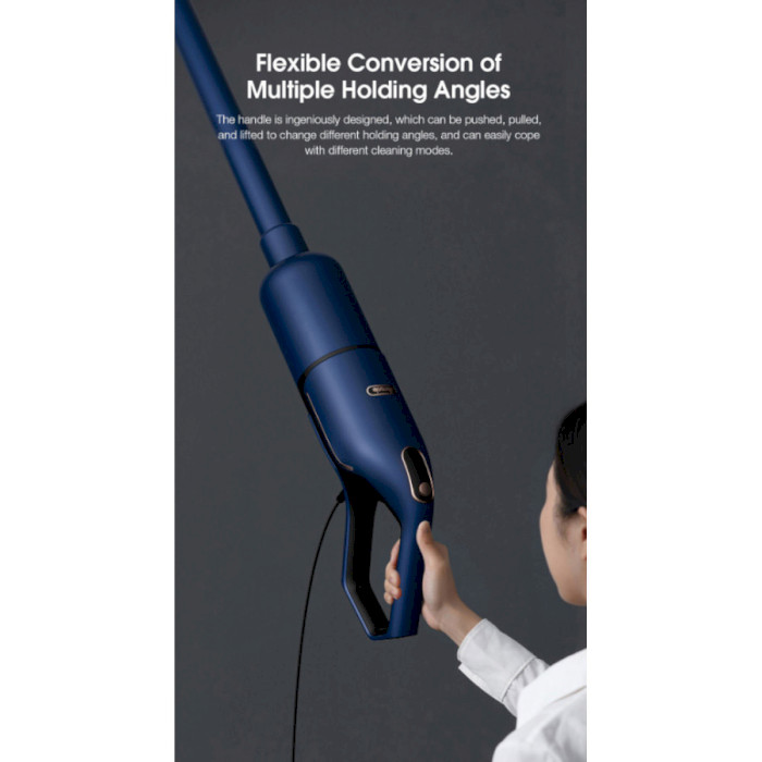 Пылесос Xiaomi DEERMA DX1000W Handheld Vacuum Cleaner Blue