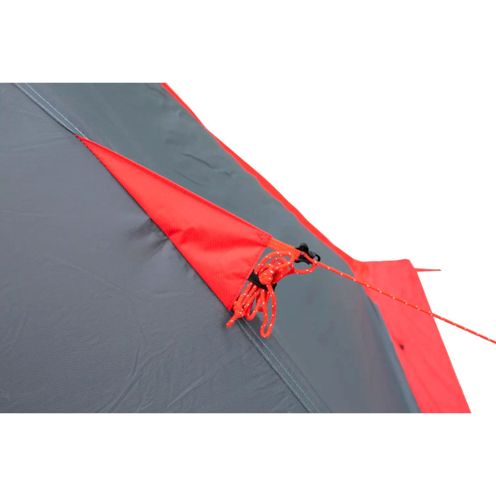 Палатка 3-местная TRAMP Mountain 3 v2 Gray/Red (TRT-023)
