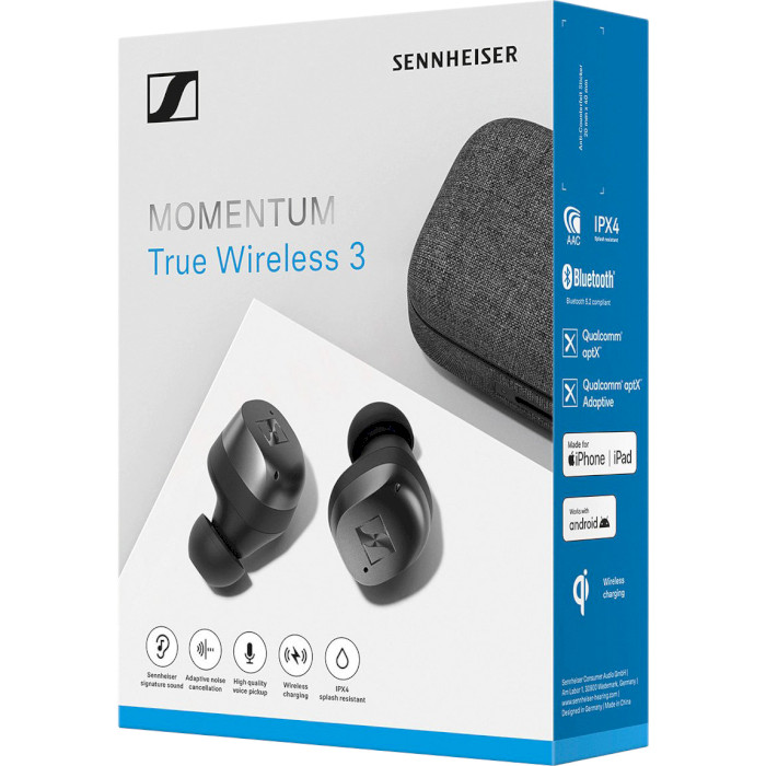 Наушники SENNHEISER Momentum True Wireless 3 Graphite (700074)