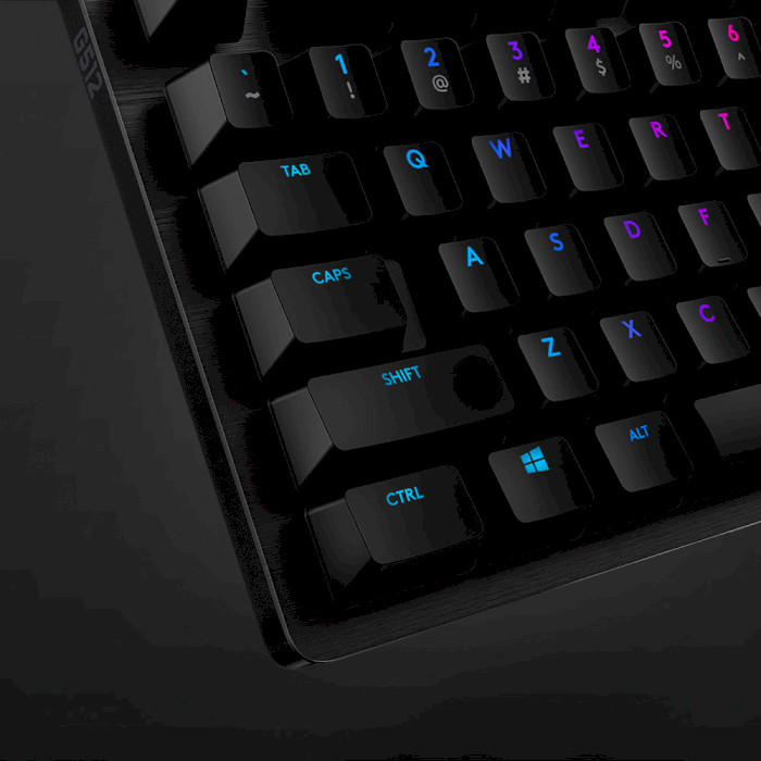 Клавіатура LOGITECH G512 LightSync RGB Mechanical GX Brown Tactile RU Carbon (920-009351)