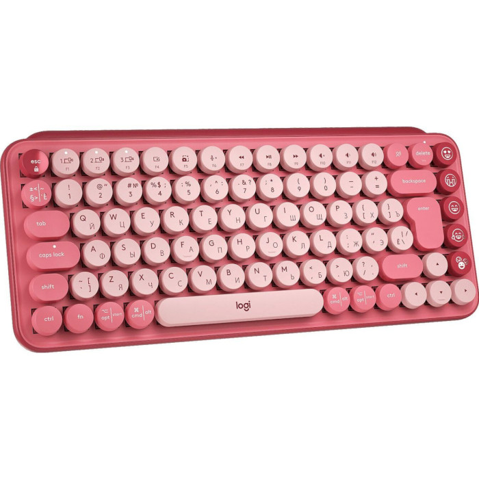 Клавиатура беспроводная LOGITECH Pop Keys Heartbreaker Rose (920-010718)