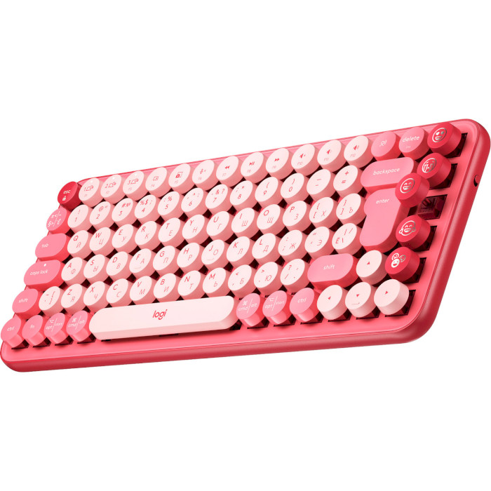 Клавіатура бездротова LOGITECH Pop Keys Heartbreaker Rose (920-010718)