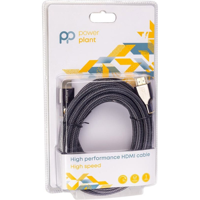 Кабель POWERPLANT Ultra HD 8K eARC HDMI v2.1 5м Black (CA913220)