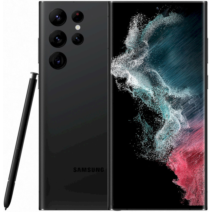 Смартфон SAMSUNG Galaxy S22 Ultra 12/512GB Phantom Black (SM-S908BZKHSEK)